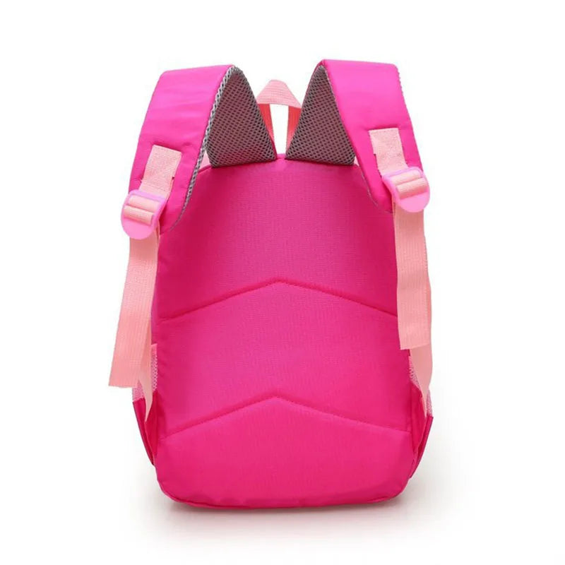 3D Rabbit & Tiger Kids Backpack – Cute Animal School Bag for Kindergarten & Preschool
