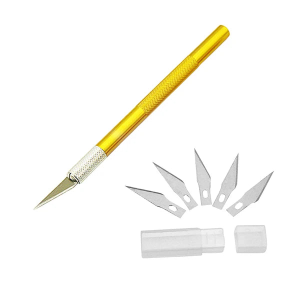 Sculpting Gum Paste Carving Baking Pastry Tools 6pcs Blades Knife Fruit Fondant Cake Decorating Tools