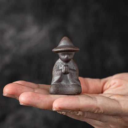 Japanese Gilding Iron Glaze Incense Holder Set Coil Burner Aromatherapy Furnace Incense Plate Mosquito Coil Bracket Diffuser