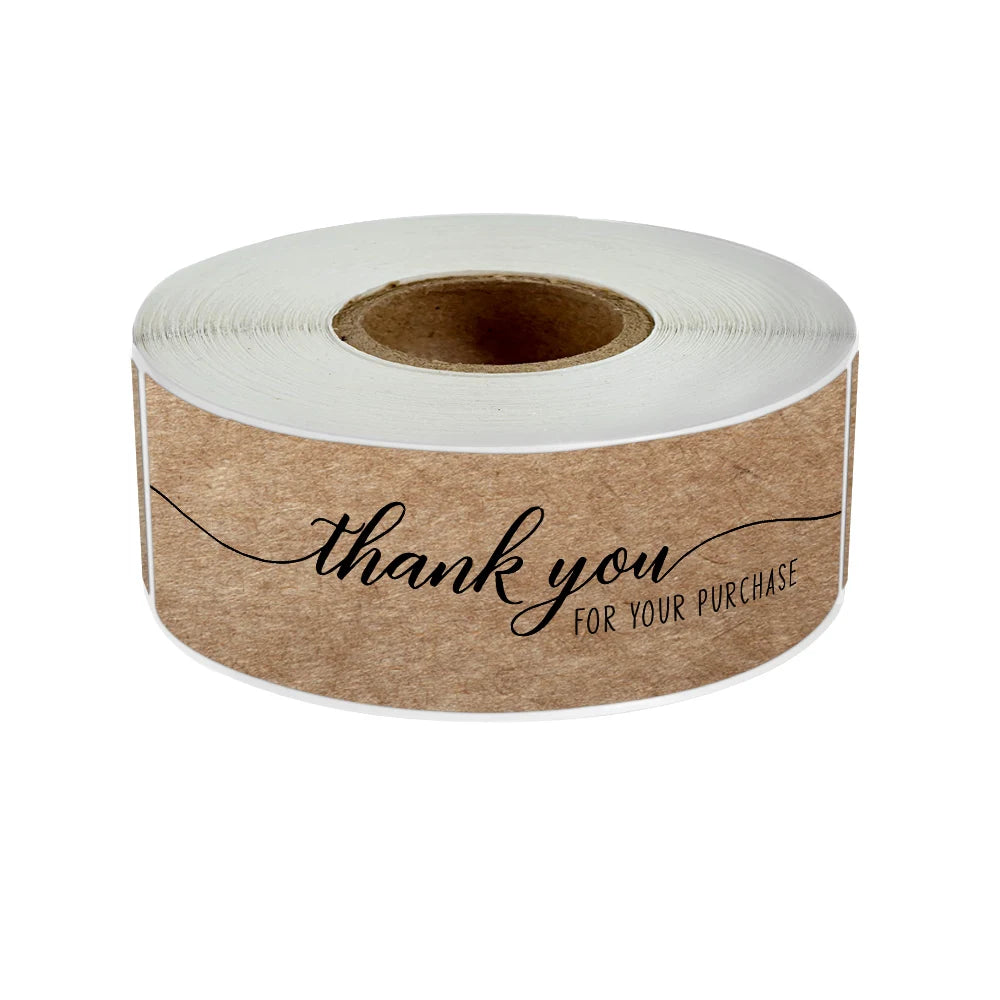 120Pcs Thank You for Your Order Stickers  Labels for Envelope Sealing for Small Business Decor Sticker Stationery Supply