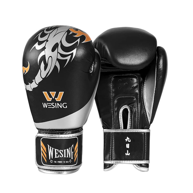 Wesing Boxing Gloves, New Boxing Mitts, Muay Thai Gloves, Guantes de Boxeo, Kickboxing, and Sanda Training Gloves.