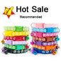 100Pcs Dog Collar With Bells Adjustable