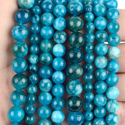 Natural Stone Beads 4-10mm Amethysts Lava Turquoises Agates Jades Garnet Quartzs Beads For Jewelry Making DIY Bracelet Necklace