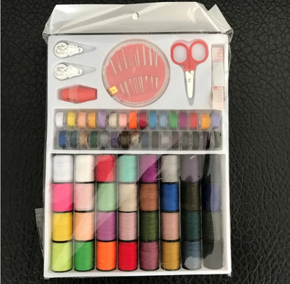 Portable Mini Manual Sewing Machine Portable Mini Travel PP Sewing Box Sewing Kits Set Cloth Fabric Handy Needlework Tool GYH