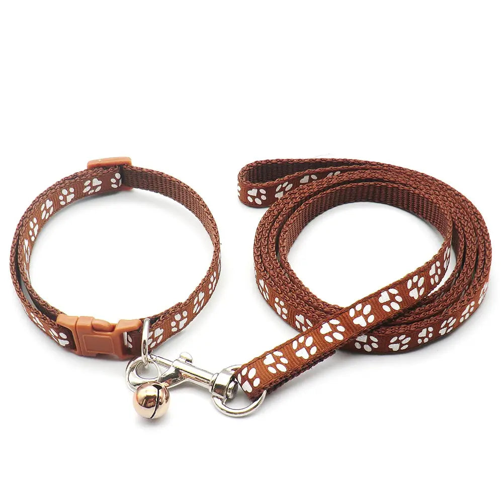 Dog Cat Adjustable Leash  and Collar 24Sets