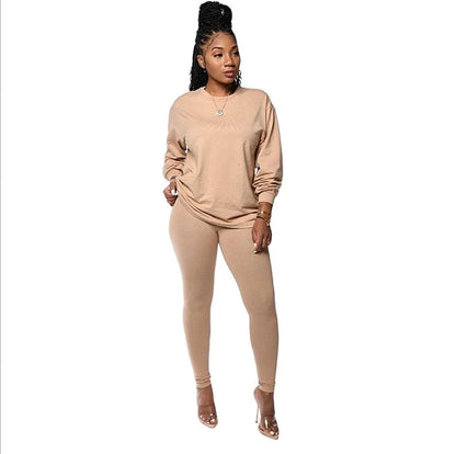 Fall Clothing for Hoodie Women Crop Top Sweater Set 2022 Custom logo Two Pieces Jogger Women Matching Set Clothing 2 Pieces