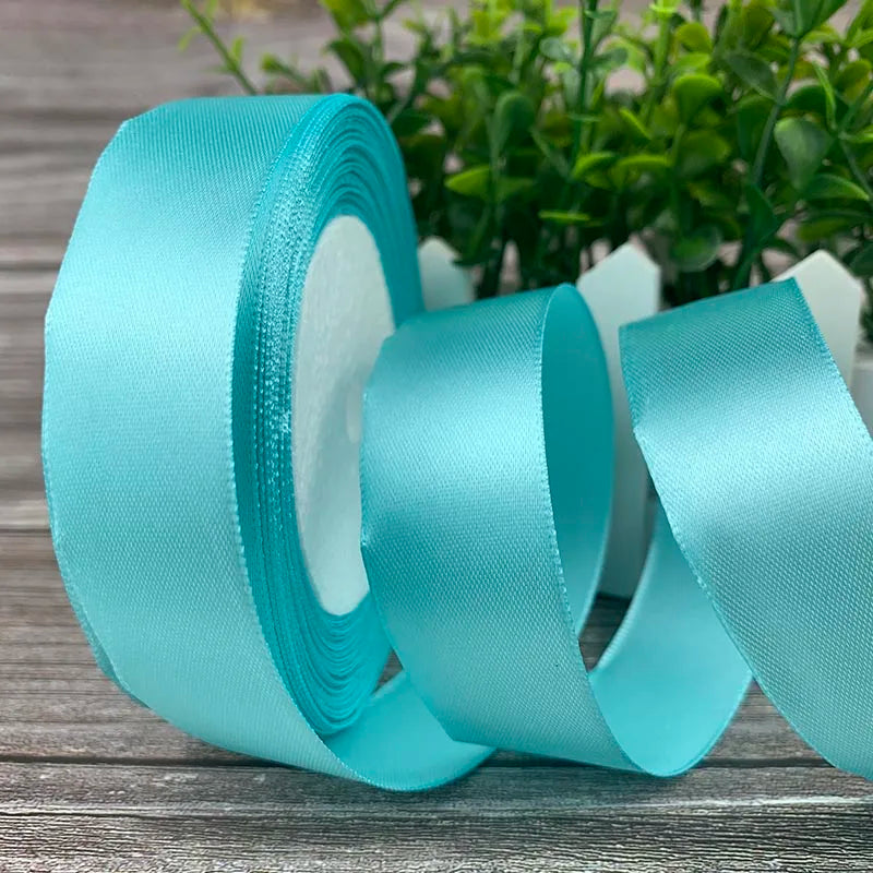 25 Yards/Roll Satin Ribbons For Crafts Bow Handmade Gift Wrapping Christmas Wedding Decorative Ribbon 6/10/15/20/25/40/50mm
