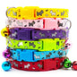 100Pcs Dog Collar With Bells Adjustable