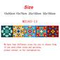 Colorful Pattern Ceramic Tiles Wall Sticker Tables Bathroom Kitchen Home Decor Wall Decals Waterproof Peel & Stick PVC Art Mural