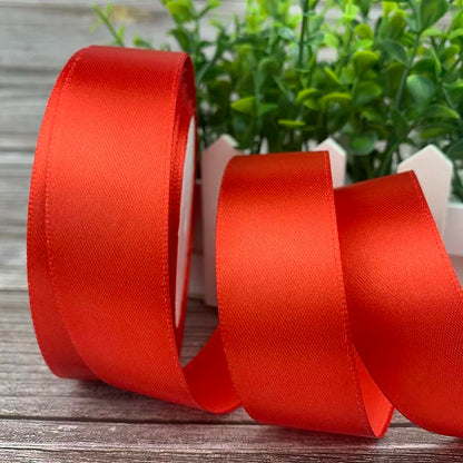 25 Yards/Roll Satin Ribbons For Crafts Bow Handmade Gift Wrapping Christmas Wedding Decorative Ribbon 6/10/15/20/25/40/50mm