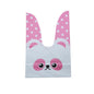 20PCS Kids Birthday Party Decoration Easter Carrot Candy Bag Easter Rabbit Gift Bag Candy Cones Transprant Plastic Bag