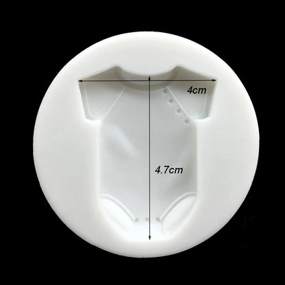 Baby Clothe Silicone Mold Sugarcraft Fondant Cake Decorating Tools Cupcake Chocolate Baking Mold