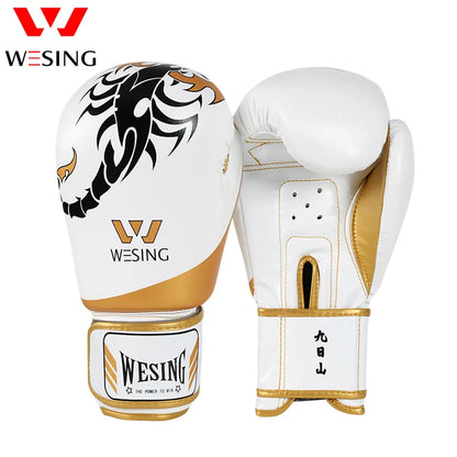 Wesing Boxing Gloves, New Boxing Mitts, Muay Thai Gloves, Guantes de Boxeo, Kickboxing, and Sanda Training Gloves.