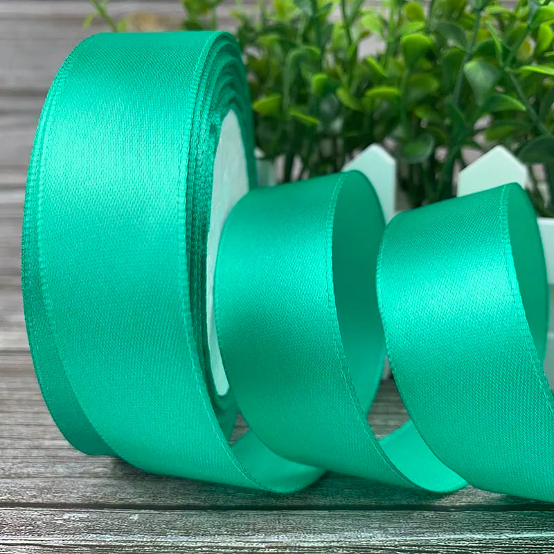 25 Yards/Roll Satin Ribbons For Crafts Bow Handmade Gift Wrapping Christmas Wedding Decorative Ribbon 6/10/15/20/25/40/50mm