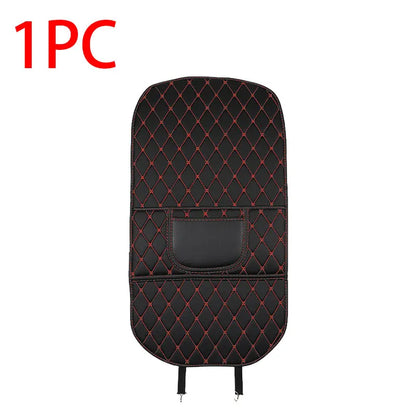 PU Leather Car Seat Back Protector Pad Interior Auto Anti Kick Pads for Kids Child Kick Anti Dirty Protect Mats Auto Accessories