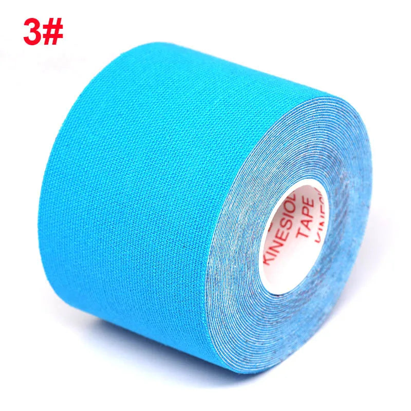 Waterproof Kinesiology Tape (5 Sizes) – Elastic Athletic Support Bands for Sports Recovery, Gym Training & Muscle Relief