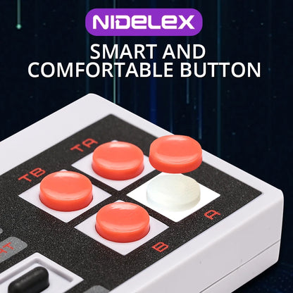 Retro AV‑Output Video Game Console – 500 Built‑In Classic Games with Dual Gamepads for FC/NES
