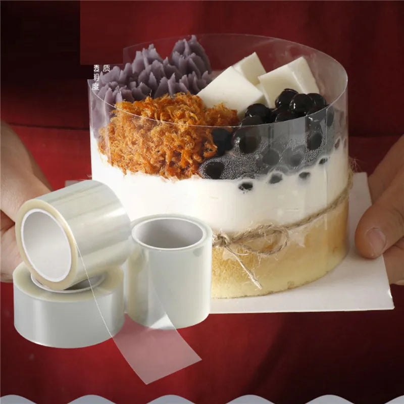 Cake Collars Transparent Cake Rolls Acetate Cake Collar Transparent Chocolate Mousse Collar Baking Surrounding Edge Decorating