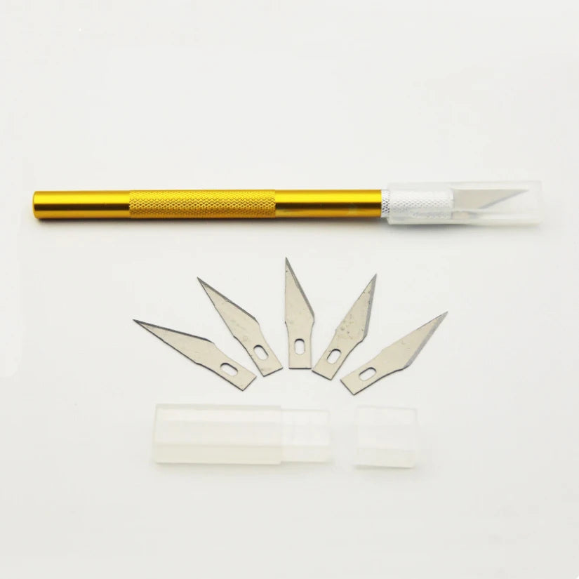 Sculpting Gum Paste Carving Baking Pastry Tools 6pcs Blades Knife Fruit Fondant Cake Decorating Tools