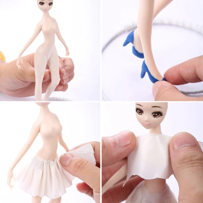 Dolls Face Silicone Mold Fondant Molds DIY Cake Decorating Tools Sugarcrafts Clay Chocolate Gumpaste Molds Baking Tools