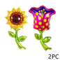 5PC Sunflower Daisy Rose Tulip Helium foil balloons Theme party decoration Mother's valentinesDay wedding Birthday dcorations