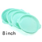 FAIS DU 2-8pcs Silicone Cake Pan 4/6/8inch Round Cake Layer Set Silicone Bakeware Mold for Baking Tools Rainbow Cake and Mousse