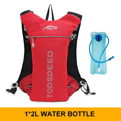 Outdoor Trail Running 5L Ultralight Backpack Hydration Jogging Vest Men Breathable Marathon Bicycle Bag Water Bottle 500ML