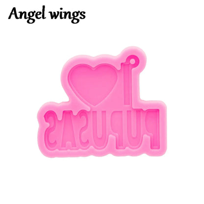 Heart Semicolon & Mouse Bow Silicone Mold – Epoxy Resin Craft Mold