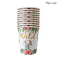 Pink Gold Animal Wild One Birthday Party Disposable Party Supplies