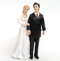 Romantic Bride & Groom Resin Figurine – Wedding Cake Topper for Valentine’s, Engagements & Anniversary Celebrations