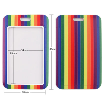 LGBT Gay Rainbow Strap Lanyard for Card ID Badge, Key Chain Key DZ1279