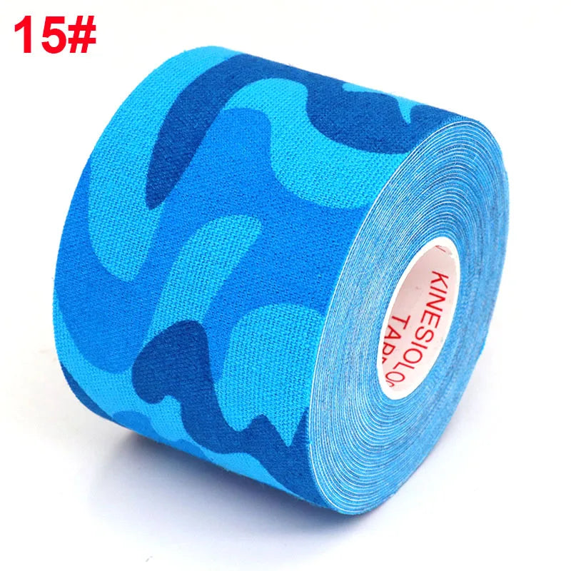 Waterproof Kinesiology Tape (5 Sizes) – Elastic Athletic Support Bands for Sports Recovery, Gym Training & Muscle Relief