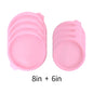 FAIS DU 2-8pcs Silicone Cake Pan 4/6/8inch Round Cake Layer Set Silicone Bakeware Mold for Baking Tools Rainbow Cake and Mousse