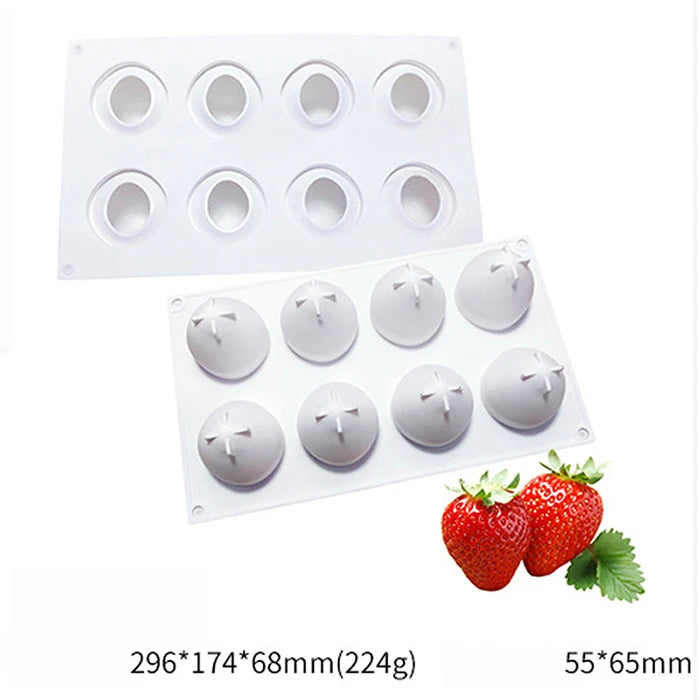 Pineapple Pear Peach Fruit Series Cake Silicone Mold Mango Orange Baking Mousse Mould Strawberry French Dessert Mousse Cake Mold