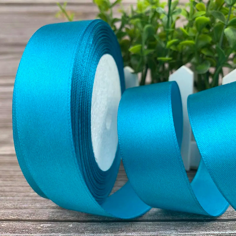 25 Yards/Roll Satin Ribbons For Crafts Bow Handmade Gift Wrapping Christmas Wedding Decorative Ribbon 6/10/15/20/25/40/50mm