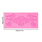 Baroque Style Curlicues Scroll Lace Fondant Silicone Mold Cake Border Decoration Cupcake Top Decoration Mold