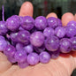 Natural Stone Beads 4-10mm Amethysts Lava Turquoises Agates Jades Garnet Quartzs Beads For Jewelry Making DIY Bracelet Necklace