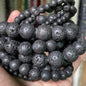 Natural Stone Beads 4-10mm Amethysts Lava Turquoises Agates Jades Garnet Quartzs Beads For Jewelry Making DIY Bracelet Necklace