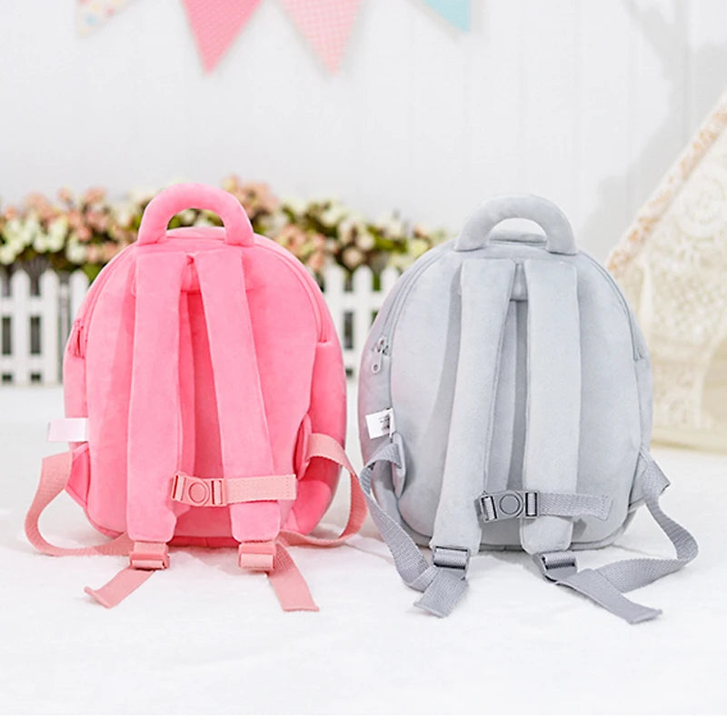 3D Koala & Panda Plush Kids Backpack – Personalized Cartoon School Bag for Boys & Girls