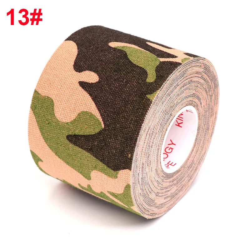 Waterproof Kinesiology Tape (5 Sizes) – Elastic Athletic Support Bands for Sports Recovery, Gym Training & Muscle Relief