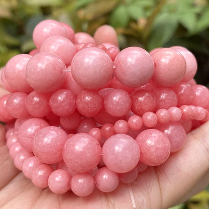 Natural Stone Beads 4-10mm Amethysts Lava Turquoises Agates Jades Garnet Quartzs Beads For Jewelry Making DIY Bracelet Necklace