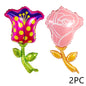 5PC Sunflower Daisy Rose Tulip Helium foil balloons Theme party decoration Mother's valentinesDay wedding Birthday dcorations