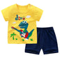 Baby Boys Girls Cartoon T Shirt + Shorts Set Cute Cartoon Pajama Set