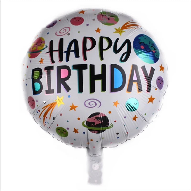 Rainbow Moon & Cloud Cake Gift Box Balloon – 1pc Aluminum Cartoon Birthday Party Decoration