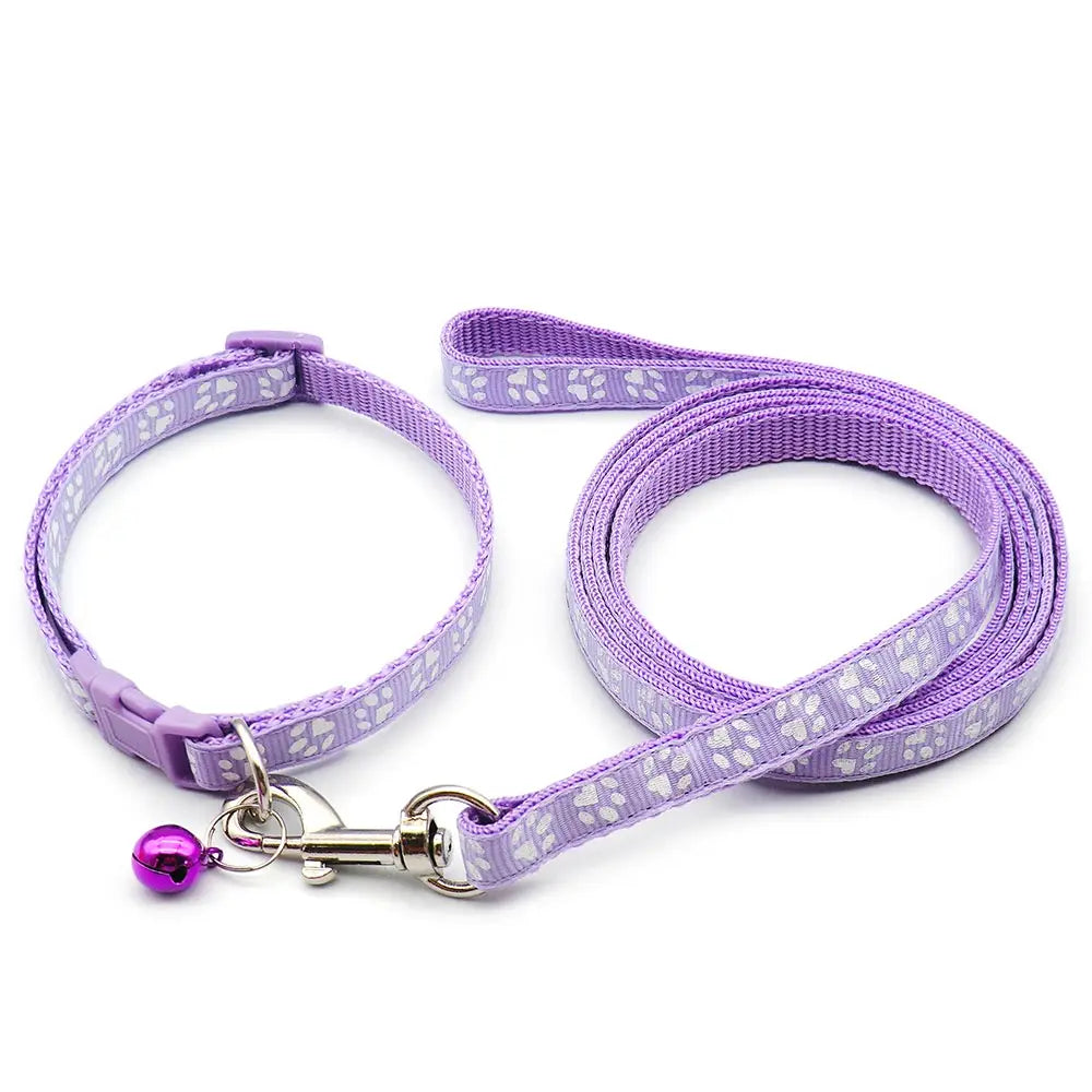 Dog Cat Adjustable Leash  and Collar 24Sets