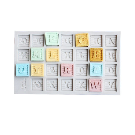 Delicate Letters Alphabet Silicone Biscuit Cake Molds Fondant Cookie Mousse Chocolate Mold DIY Cake Decoration