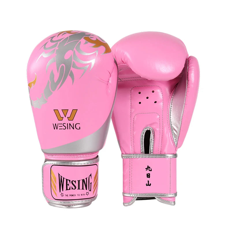 Wesing Boxing Gloves, New Boxing Mitts, Muay Thai Gloves, Guantes de Boxeo, Kickboxing, and Sanda Training Gloves.