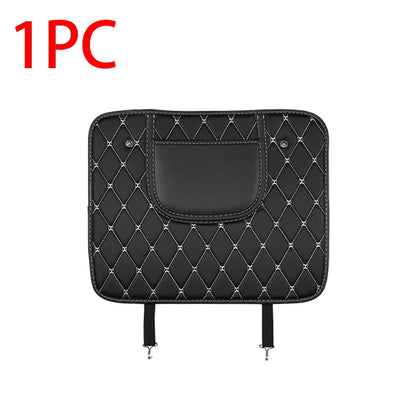 PU Leather Car Seat Back Protector Pad Interior Auto Anti Kick Pads for Kids Child Kick Anti Dirty Protect Mats Auto Accessories