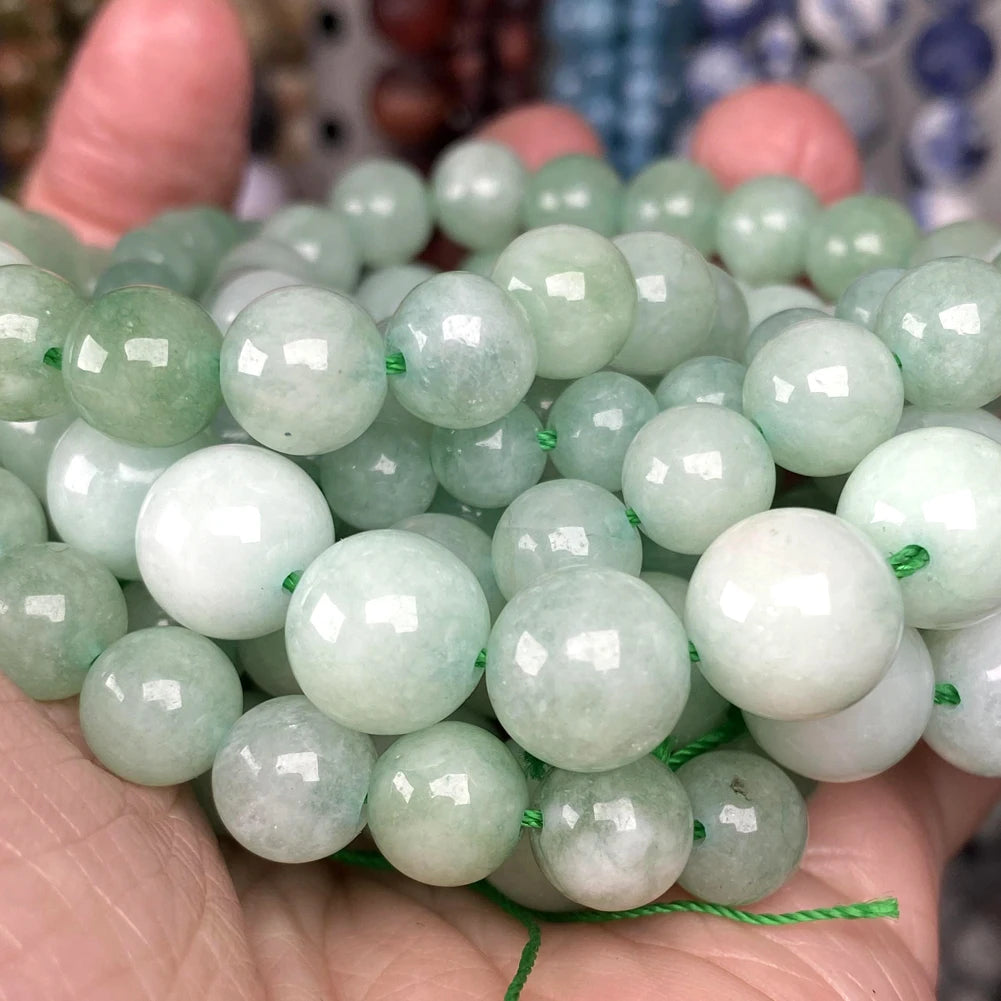 Natural Stone Beads 4-10mm Amethysts Lava Turquoises Agates Jades Garnet Quartzs Beads For Jewelry Making DIY Bracelet Necklace