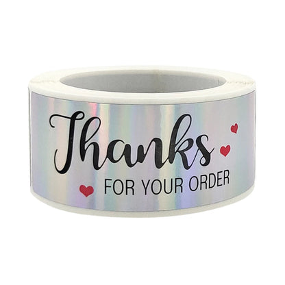 120Pcs Thank You for Your Order Stickers  Labels for Envelope Sealing for Small Business Decor Sticker Stationery Supply